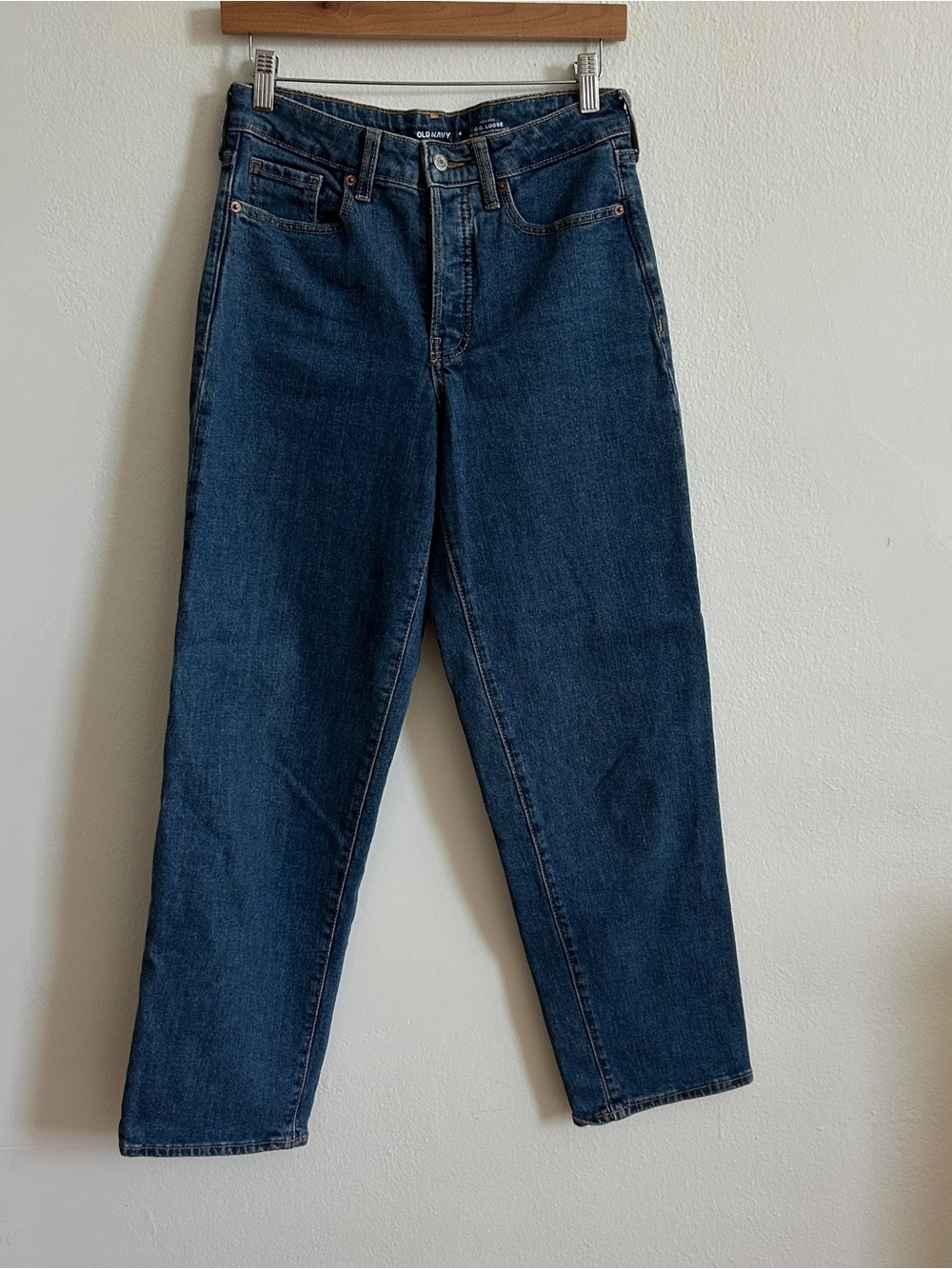 Old Navy High Rise Button Fly Jeans | OG Loose Secret Smooth Pockets